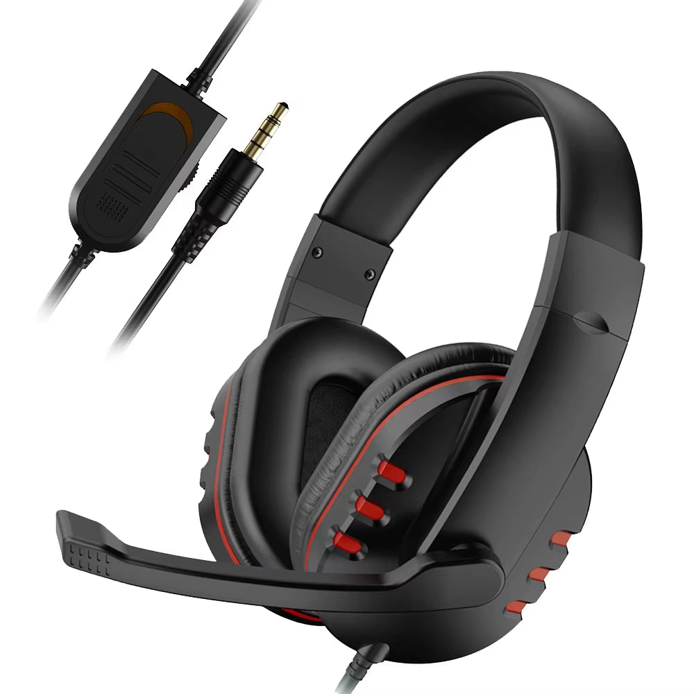 3.5Mm Wired Gaming Headphones Game Headset Noise Cancelling Earphone with Microphone Volume Control for PS4 Play Station 4 PC