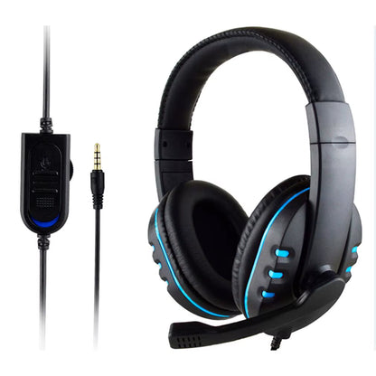 3.5Mm Wired Gaming Headphones Game Headset Noise Cancelling Earphone with Microphone Volume Control for PS4 Play Station 4 PC
