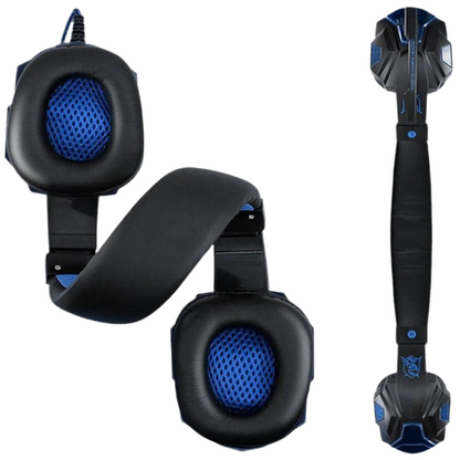 Casque gaming filaire 3,5 mm – Basses puissantes, micro anti-bruit & confort réglable