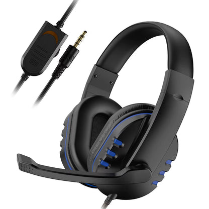 3.5Mm Wired Gaming Headphones Game Headset Noise Cancelling Earphone with Microphone Volume Control for PS4 Play Station 4 PC