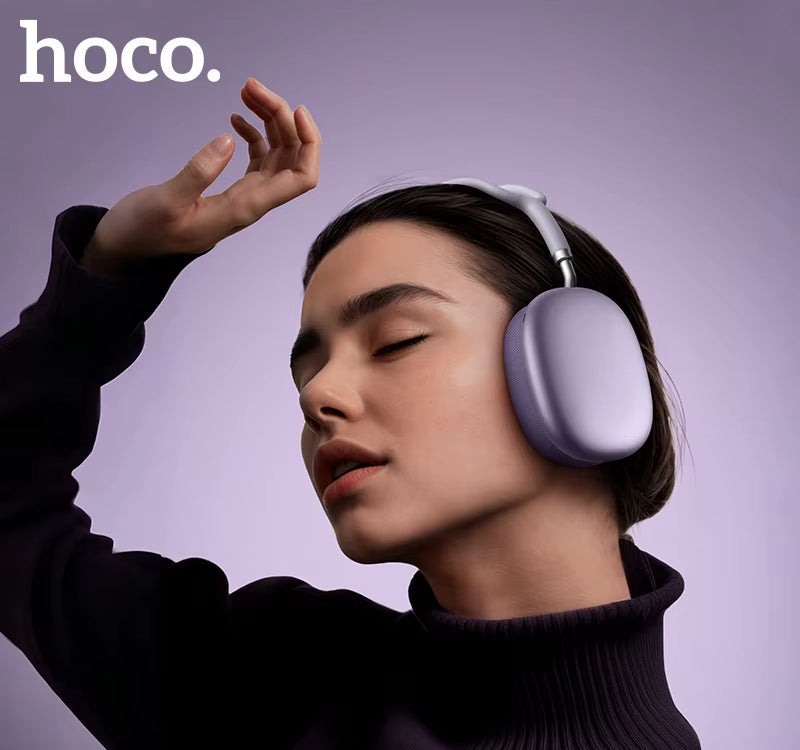 W65 New Bluetooth 5.4 Headphone over Ear Big Earphones Hifi Audio Music Sport Gaming Headsets for Iphone Android with Mic